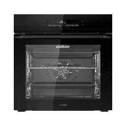 [6500113] فرن هاير بلت ان 60 سم زجاج اسود HOQ-F6QSP4GB/SA