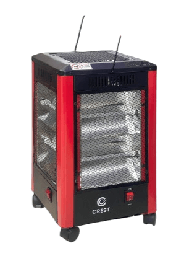 [18100098] Crest Electric Heater CR-5198 5 Faces Black/Red 2000 Watt