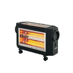 [6200102] Trust Electric Heater 235-20605 Black 2000 Watt