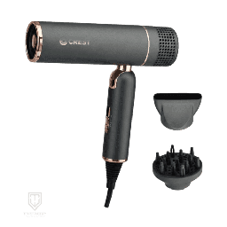 [18100103] Crest Hair Dryer CR-5177 Dark Grey/Gold 1600Watt