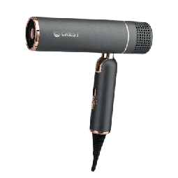 [18100103] Crest Hair Dryer CR-5177 Dark Grey/Gold 1600Watt