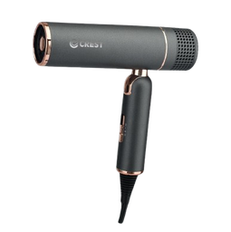 [18100103] Crest Hair Dryer CR-5177 Dark Grey/Gold 1600Watt