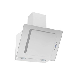 [2600023] شفاط فيرجاز مع مدخنة 60 سم زجاج ابيض FGH-6844WG