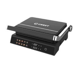 [18100133] Crest Pressure Toaster CR-5191 2000Watt Digital Black Glass