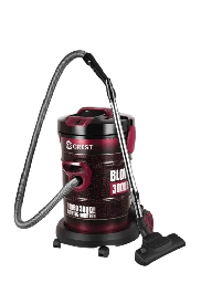 [18100138] Crest Vacuum Cleaner CR301003 R 1600Watt Black/Red