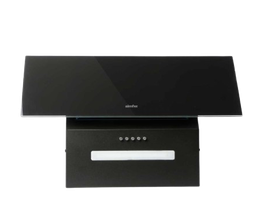 [7000067] Simfer Hood with Chimney SMF-ADC9629BLK-GLS 60cm Black Glass