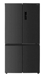 [8900016] CRAFT Refrigerator CR-478BX 4 Door 600 Liters Dark Stainless