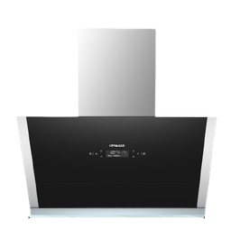 [9000024] Ofragas Hood with Chimney IV90 90cm Black/Stainless