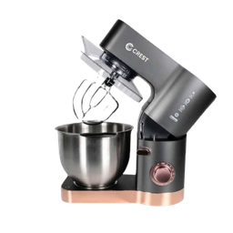 [18100144] Crest Stand Mixer CR-5227 5.5Liters Grey/Gold