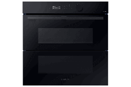[4800037] Samsung Built-In Oven NV7B5755SAK/U1 Dual 60cm Black Glass
