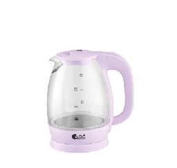 [6600053] ADC Electric Kettle HHB1786 1.7L Glass Pink