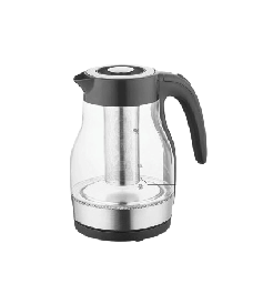 [6600054] ADC  Electric Kettle HHB8706 1.7L Glass Black with Strainer