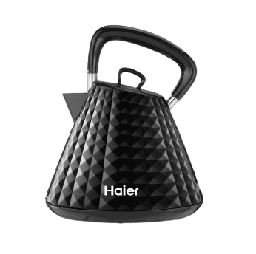 [6500028] ابريق كهربائي هاير 1.5 لتر بلاستيك اسود HKE3046