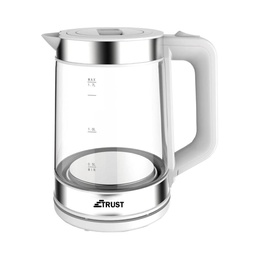 [6200052] ابريق كهربائي تراست 1.7 لتر زجاج ابيض (2321-87) KEG-1706