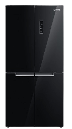 [8900025] ثلاجة كرفت 4 ابواب 550 لتر زجاج اسود CR-627GB