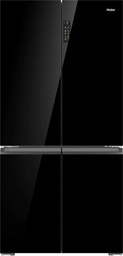 [6500133] Haier Refrigerator 4 Doors HRF-825FB 681 Liters Black Glass