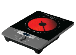 [18100181] Crest Electric Hobs CR-5286 Single Burner Manual Black Glass