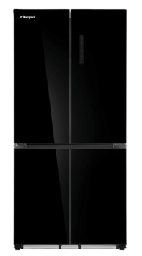 [6800035] Bompani Refrigerator BOM-541FB 4 Doors 522 Liters (Slot-in) Black Glass
