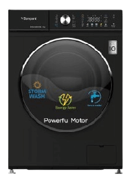 [6800039] Bompani Washing Machine BOM-WM8026BL 8kg Black