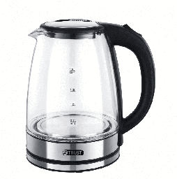 [6200134] Trust Electric Kettle 210-01511 1.8L Black Glass