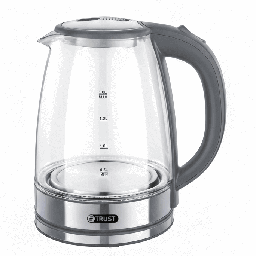 [6200135] Trust Electric Kettle 210-01512 1.8L Gray Glass