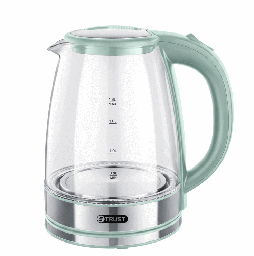 [6200136] Trust Electric Kettle 210-01513 1.8L Green Glass