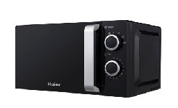[6500043] ميكرويف هاير 20 لتر يدوي اسود HP70J20L-V2