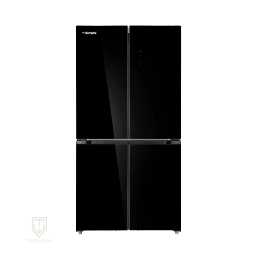 [6800057] Bompani Refrigerator BOM-631FBI 4 Doors 616 Liters With Ice Maker Black Glass