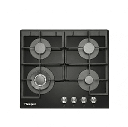 [6800064] طباخ غاز بمباني بلت ان 60 سم زجاج اسود BOM-60 GLS BLK