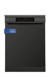 [7100027] Atlantic Dishwasher ATL-A21 3-DARK IX 6 Programs Dark Stainless