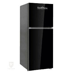 Gold Vision Refrigerator GV-4024-C 150Liters Black Glass