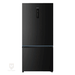 Haier Refrigerator HDR5818DNMB 640Liters Black Stainless