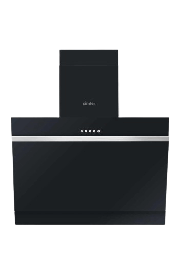 [7000006] شفاط سيمفير مع مدخنة 60 سم زجاج اسود SMF-ADC8614BLK-GLS