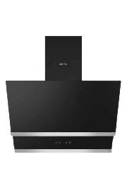 [7000008] شفاط سيمفير مع مدخنة 60 سم زجاج اسود SMF-ADC8658BLK-GLS