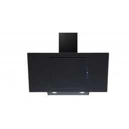 [2500003] Firegas Hood with Chimney FG-9855B 90cm Black Glass