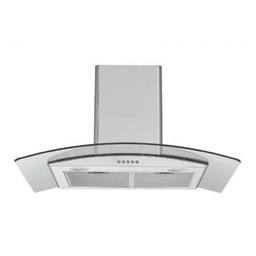 [2500004] شفاط فيرجاز مع مدخنة 90 سم زجاج FG-9975HG