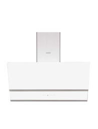 [7000019] Simfer Hood with Chimney SMF-ADC8968WHT-GLS 90cm White Glass