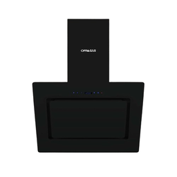 [9000003] Ofragas Hood with Chimney DL902 90cm Black Glass
