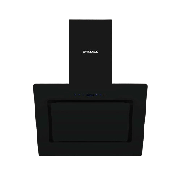 [9000003] Ofragas Hood with Chimney DL902 90cm Black Glass