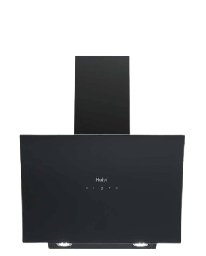 [6500050] شفاط هاير مع مدخنة 60 سم زجاج اسود HCH-S60TB11A