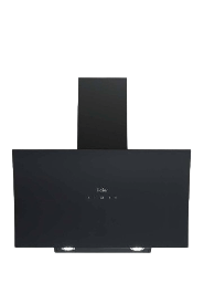 [6500051] شفاط هاير مع مدخنة 90 سم زجاج اسود HCH-S90TB11A