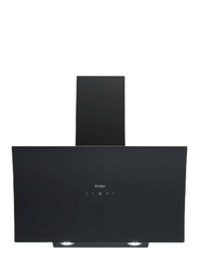 [6500051] Haier Hood with Chimney HCH-S90TB11A 90cm Black Glass