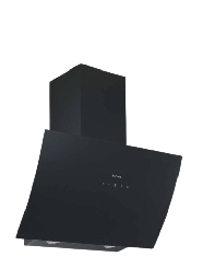 [6500052] شفاط هاير مع مدخنة 60 سم زجاج اسود HCH-S60TB12A