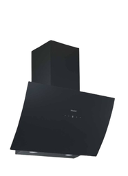[6500052] Haier Hood with Chimney HCH-S60TB12A 60cm Black Glass