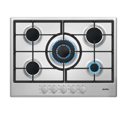 [7000025] طباخ غاز سيمفير بلت ان 70 سم ستانلس SMF-ADC75 IX