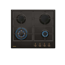 [7000030] طباخ غاز سيمفير بلت ان 60 سم اسود SMF-ADC64R-BLK