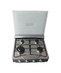 [7700002] طباخ غاز تايجر 60 سم ستانلس مع غطاء