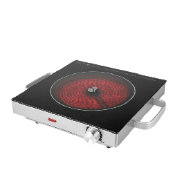 [6200073] طباخ كهرباء تراست واحد عين زجاج اسود HD6105A