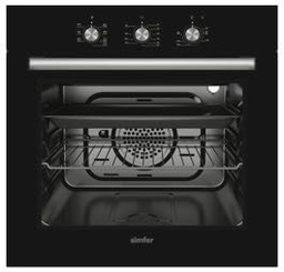 [7000039] Simfer Built-In Oven SMF-ADC606 M-BLK 60cm Black Glass