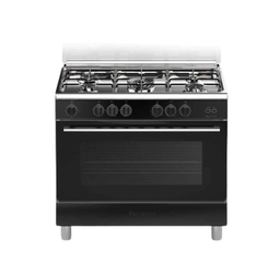 [6800017] فرن غاز بمباني 90 سم اسود BO697LY/L